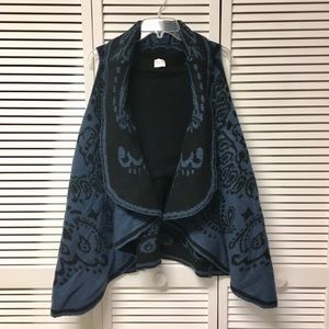 Cupio Blue and Navy Sweater Vest